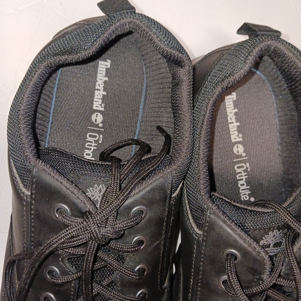 TIMBERLAND MEN'S KEELE RIDGE WATERPROOF LOW HIKER BLACK sz 12 - Picture 3 of 8